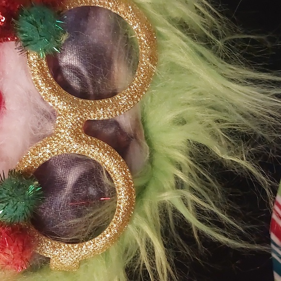 Holly & Cupid Cute Grinch Cat Christmas Holiday Jumpsuit Sz S Runs Small - Picture 5 of 17